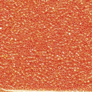 11/0 – Miyuki Delica - 5g Bag  – Opaque Orange AB – DB161