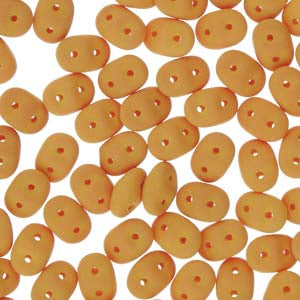 SuperDuo 2.5x5mm 22.5g Tube – Matte Velvet Mustard