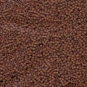 11/0 – Miyuki Delica - 5g Bag – Dyed Matte Opaque Sienna – DB794