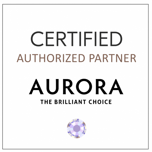 15x7mm Aurora Crystal Navette Stones - Pack of 6 - Light Grey Delite