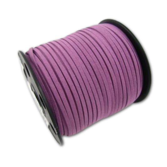 3mm Amethyst Microfiber Suede - 90 Meter Spool