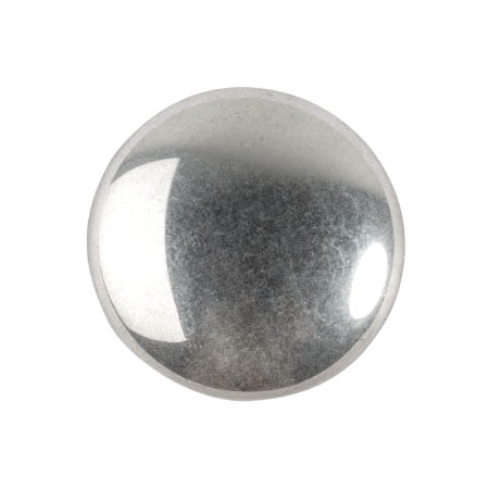 Czech Glass Cabochon 18mm - Silver