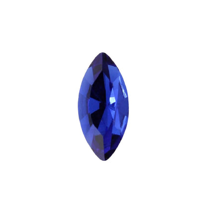 15x7mm Aurora Crystal Navette Stones - Pack of 6 - Capri Blue