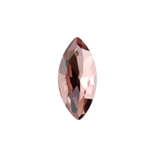 15x7mm Aurora Crystal Navette Stones - Pack of 6 - Light Amethyst