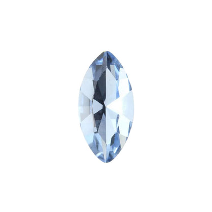 15x7mm Aurora Crystal Navette Stones - Pack of 6 - Light Sapphire