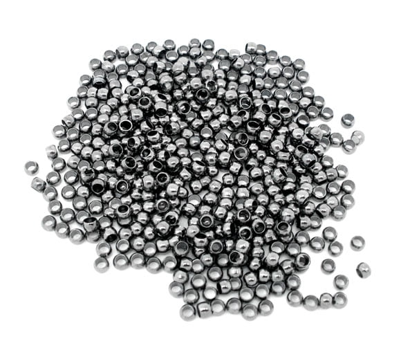 Gunmetal Crimps 2mm – 1g Bag (approx 80)