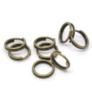 Antique Brass - 5mm Split Rings – Pack of 30