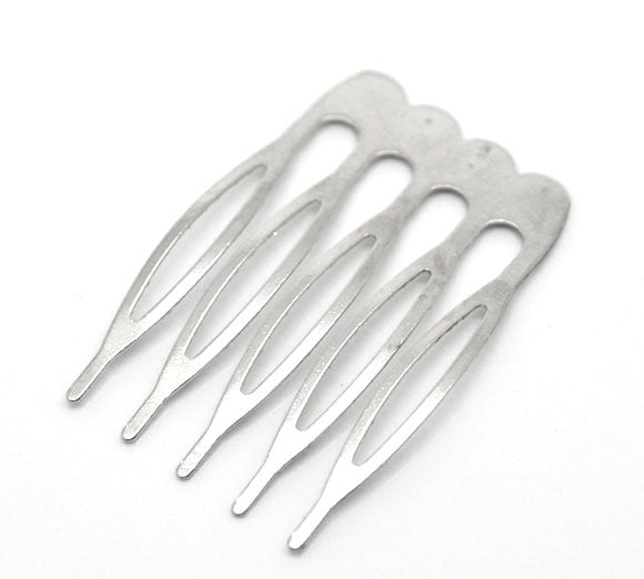 Silver Mini Comb 39x26mm