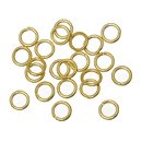 6mm Gold Plated Open Jump Rings – Pack of 30