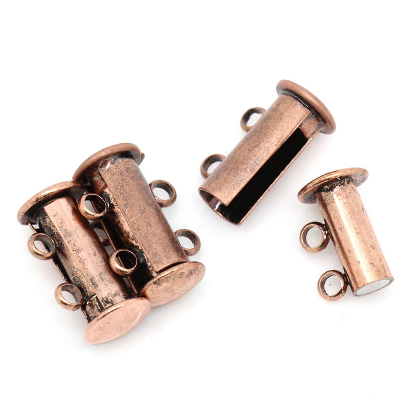 Antique Copper Two Strand Magnetic Clasp