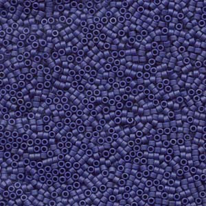 11/0 – Miyuki Delica - 5g Bag – Matte Metallic Dark Grey Blue – DB377
