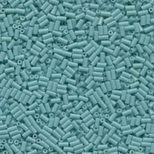 3mm Miyuki Bugle Beads (Size #1) – 7g Bag – Opaque Turquoise Green