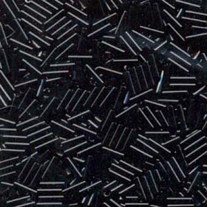 6mm Miyuki Bugle Beads 10g – Jet Black - 401