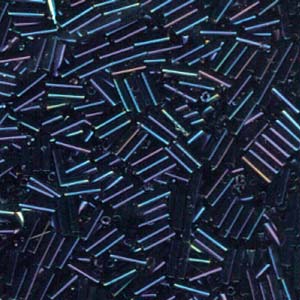 6mm Miyuki Bugle Beads 10g – Blue Iris