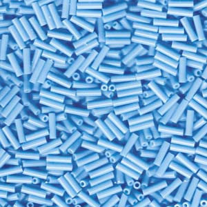 6mm Miyuki Bugle Beads 10g – Opaque Turquoise Blue
