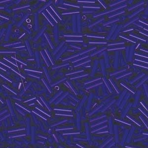 6mm Miyuki Bugle Beads 10g – Opaque Cobalt