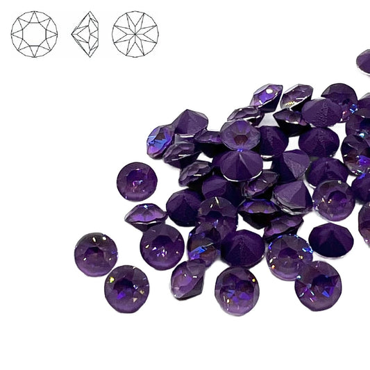 Aurora Pointy Back Chaton (C1028) SS39 – 8mm – Burgundy Delite – Pack of 2