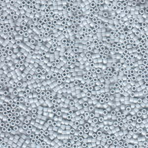 11/0 – Miyuki Delica - 5g Bag – Opaque Light Grey Luster – DB209