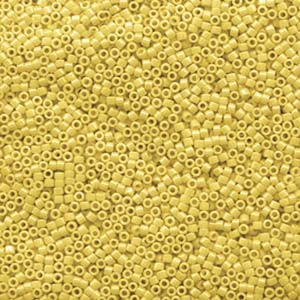 11/0 – Miyuki Delica - 5g Bag – Opaque Canary Luster – DB1562