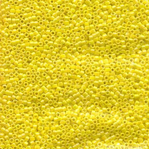 11/0 – Miyuki Delica - 5g Bag - Opaque Yellow AB – DB160