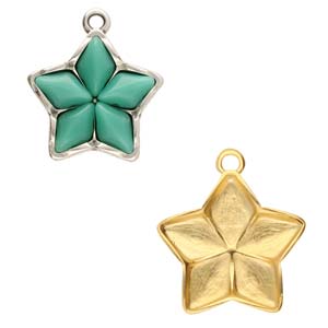 Stomio GemDuo Pendant Setting - Gold Plated