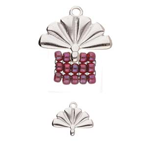 Sitia – 8/0 Seed Bead Ending – Antique Silver Plated (pack of 2)