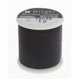 Miyuki Beading Thread - 50 Meter Spool - Black