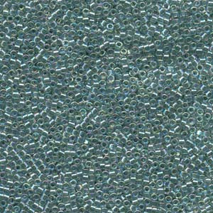 11/0 – Miyuki Delica  - 5g Bag –  Lined Light Seafoam AB – DB084