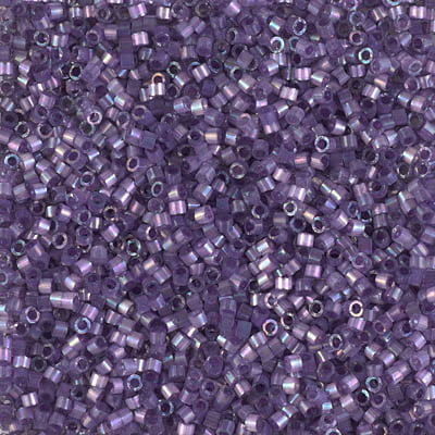 11/0 – Miyuki Delica - 5g Bag – Silk Inside Dyed Dk Orchid AB – DB1881