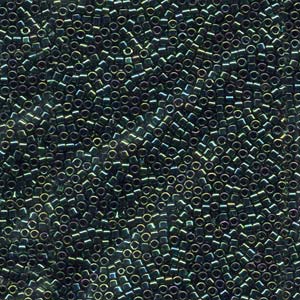 8/0 - Miyuki Delica - 5g Bag - Metallic Green Luster - DBL0027