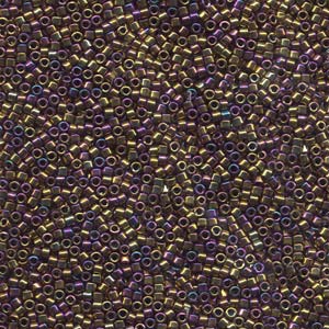 11/0 – Miyuki Delica - 5g Bag – Metallic Purple Gold Iris – DB029