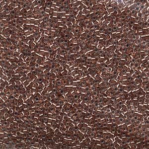 11/0 – Miyuki Delica - 5g Bag – Copper Lined Crystal – DB037