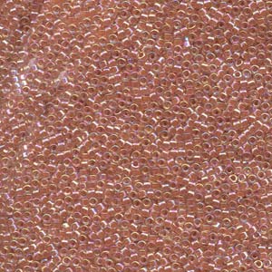 11/0 – Miyuki Delica - 5g Bag – Lined Peach AB – DB054