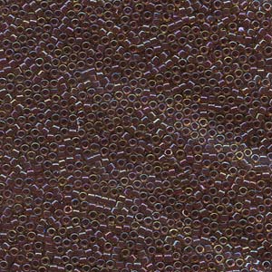 11/0 – Miyuki Delica - 5g Bag – Purple Lined Lt Topaz Luster – DB061