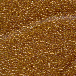 11/0 – Miyuki Delica - 5g Bag – Lined Topaz AB – DB065