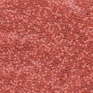 11/0 – Miyuki Delica - 5g Bag – Lined Rose Pink AB – DB070