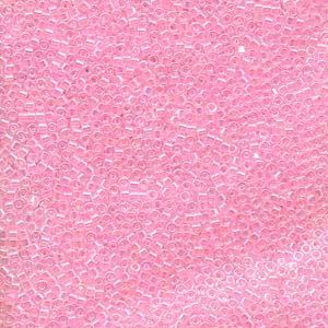 11/0 – Miyuki Delica - 5g Bag – Lined Pink AB – DB071