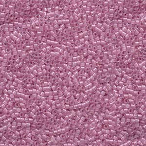 11/0 – Miyuki Delica - 5g Bag – Lined Pale Lilac AB – DB072
