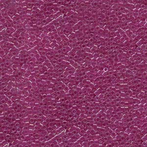 11/0 – Miyuki Delica - 5g Bag – Lined Fuchsia AB – DB074