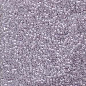 11/0 – Miyuki Delica - 5g Bag – Lined Pale Lavender AB – DB080