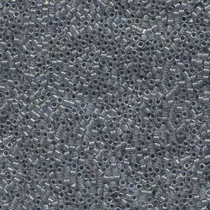 11/0 – Miyuki Delica - 5g Bag – Lined Dark Grey AB – DB081