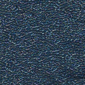 11/0 – Miyuki Delica - 5g Bag – Lined Blue/Blue AB – DB085
