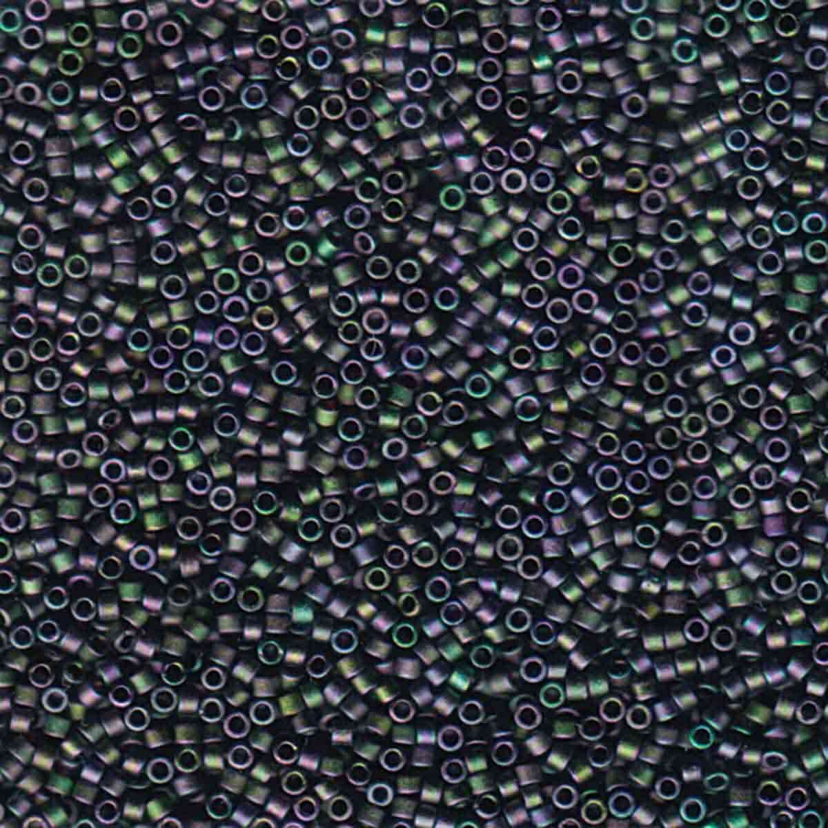 11/0 – Miyuki Delica - 5g Bag - Metallic Purple Green Gold Iris – DB1053