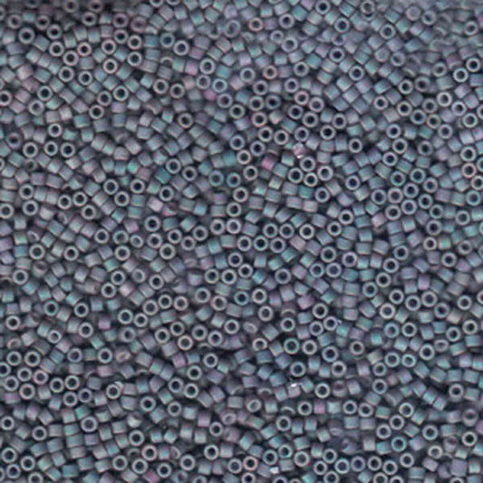 11/0 – Miyuki Delica - 5g Bag - Matte Metallic Blue Slate AB – DB1063
