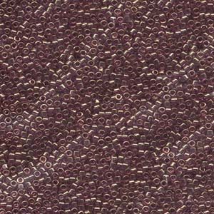 11/0 – Miyuki Delica - 5g Bag– Gold Luster Amethyst – DB108