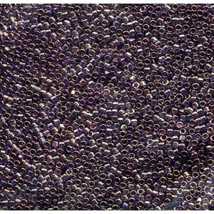 11/0 – Miyuki Delica - 5g Bag – Lavender Blue Gold Luster – DB117