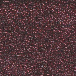 11/0 – Miyuki Delica - 5g Bag – Transparent Wild Irish Rose Luster – DB120