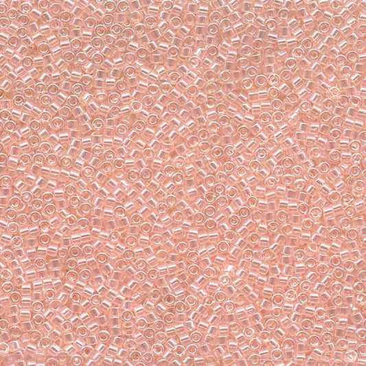 11/0 – Miyuki Delica - 5g Bag - Transparent Pink Mist Luster – DB1223