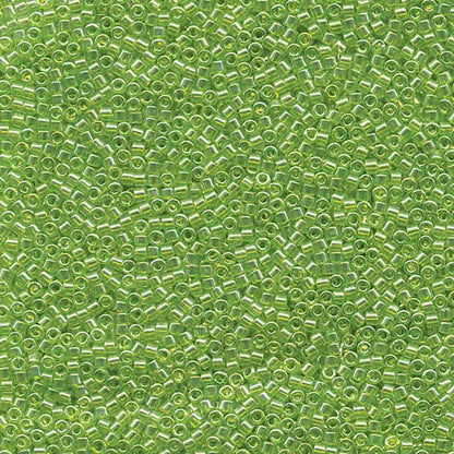 11/0 – Miyuki Delica - 5g Bag - Transparent Lime Luster – DB1226