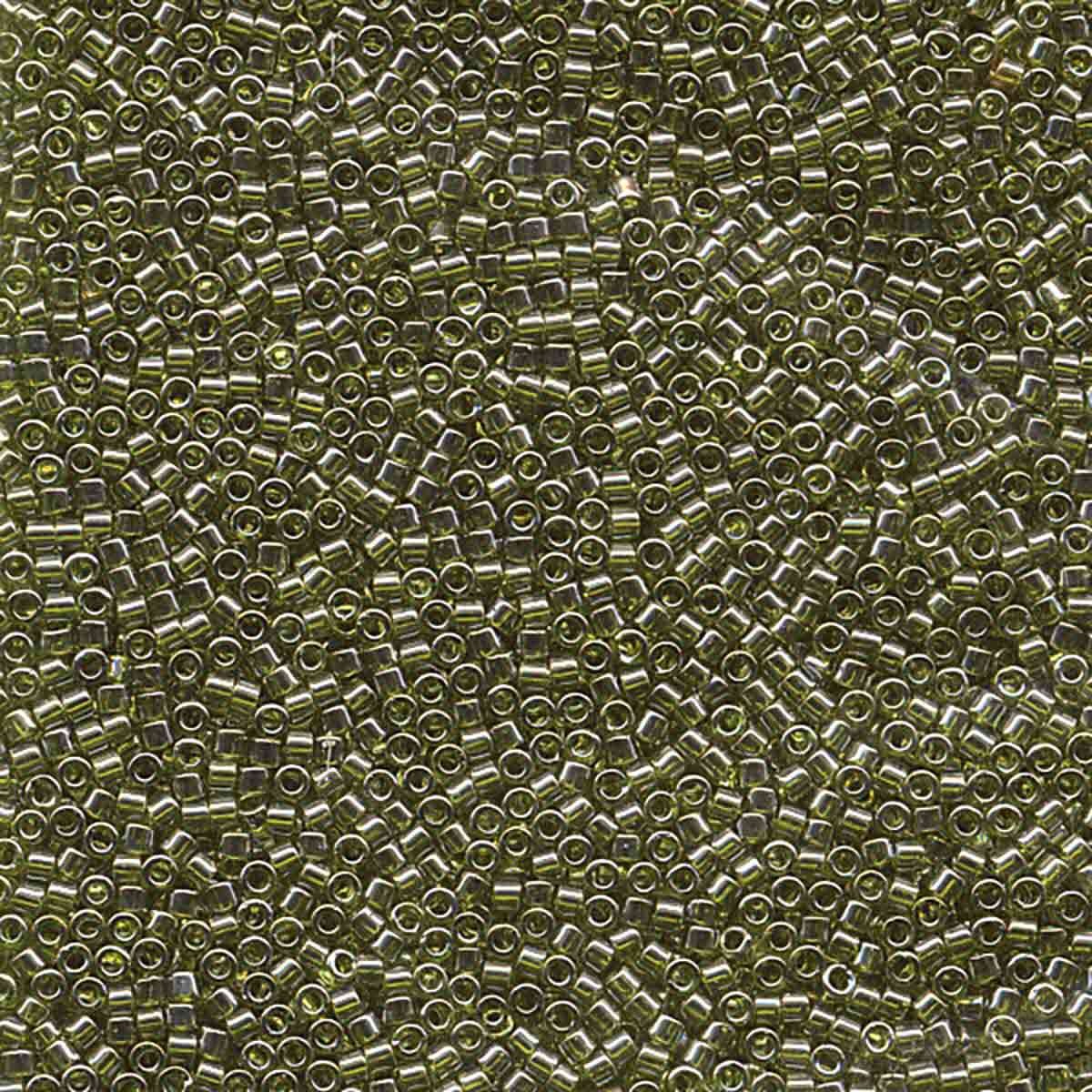 11/0 – Miyuki Delica - 5g Bag - Transparent Olive Luster – DB1227